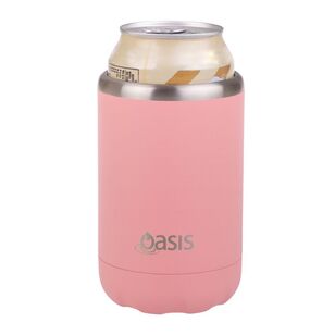 Oasis Double wall Stainless Steel Insulated 375 mL Cooler Can Coral Cove