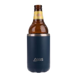 Oasis Double wall Stainless Steel Insulated 375 mL Cooler Can Navy