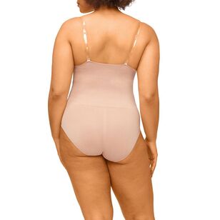 Body by Nancy Ganz Women's Bamboo High Waisted Brief Mahogany