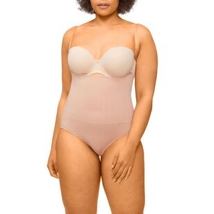 Body by Nancy Ganz Women's Bamboo High Waisted Brief Mahogany