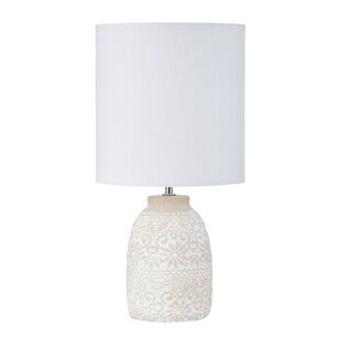 Amalfi Fleur 47.5 cm Table Lamp Beige