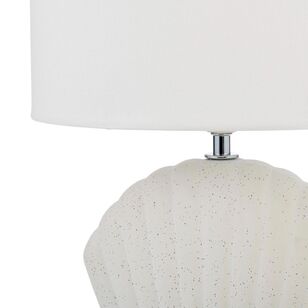 Amalfi Seashell Table Lamp 36 cm White