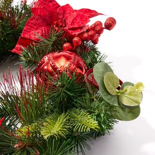 Soren 45 cm Poinsettia Wreath