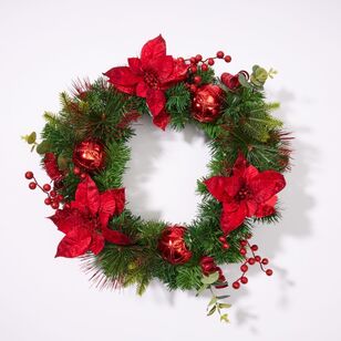 Soren 45 cm Poinsettia Wreath