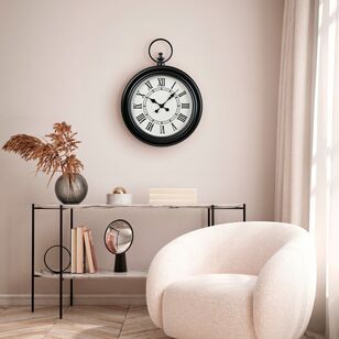 Cooper & Co Ellie 60 cm Wall Clock Black