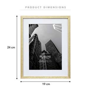 Cooper & Co. Skyline Photo Frame 13 x 18 cm Gold