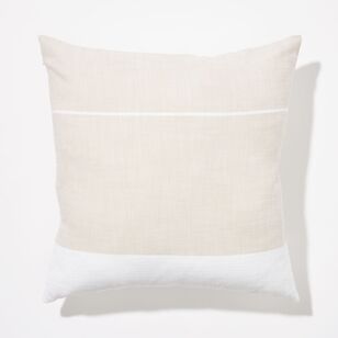 Shaynna Blaze Marina Cotton Cushion Linen 50 x 50 cm