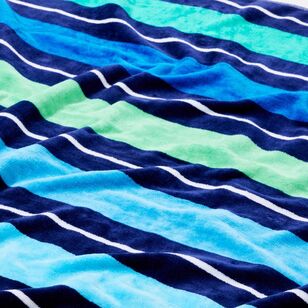 Soren Mykonos Beach Towel Blue 80 x 160 cm