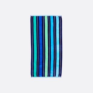 Soren Mykonos Beach Towel Blue 80 x 160 cm