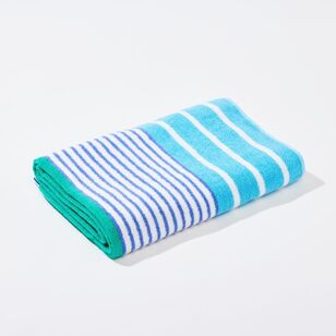 Soren Biarritz Beach Towel Blue 80 x 160 cm