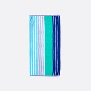 Soren Biarritz Beach Towel Blue 80 x 160 cm