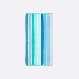 Soren Amalfi Beach Towel Blue 80 x 160 cm