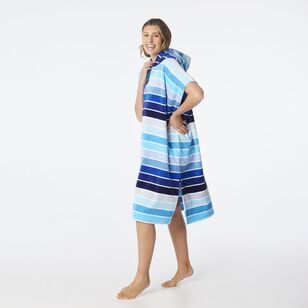 Soren Capri Beach Poncho Blue