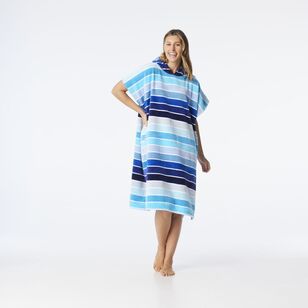 Soren Capri Beach Poncho Blue