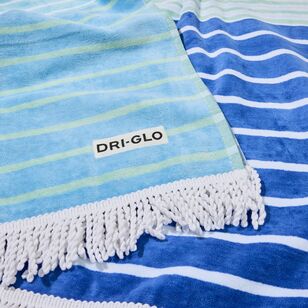 Dri Glo Azul Beach Towel Blue 95 x 175 cm