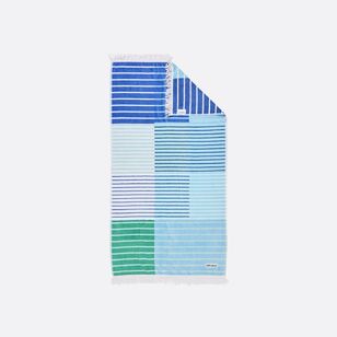 Dri Glo Azul Beach Towel Blue 95 x 175 cm