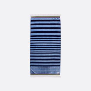 Shaynna Blaze Indigo Beach Towel Blue 90 x 180 cm