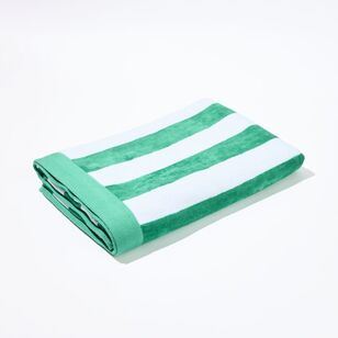 Elysian Hampton Beach Towel Green 90 x 180 cm