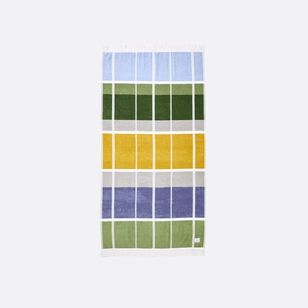 Chyka Home Lagoon Beach Towel Green & Multicoloured 90 x 180 cm