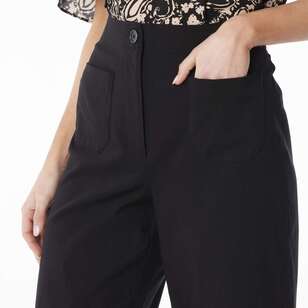 Khoko Smart Women's Patch Pocket Pants Black