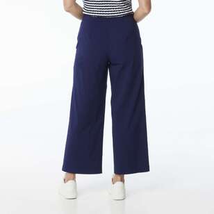 Khoko Smart Women's Patch Pocket Pants Navy