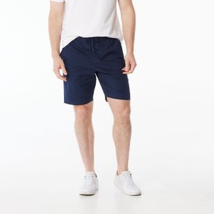 JC Lanyon Men's Coleston Elastic Waist Long Pull On Shorts Navy