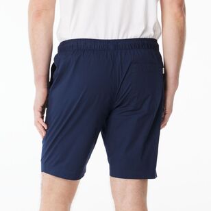 JC Lanyon Men's Coleston Elastic Waist Long Pull On Shorts Navy