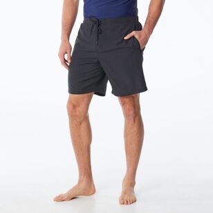 JC Lanyon Men’s Healy Solid Colour Stretch Board Shorts Black