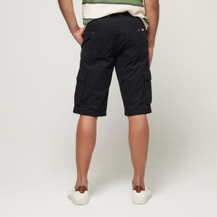 JC Lanyon Men's Ripstop Cargo Shorts Black