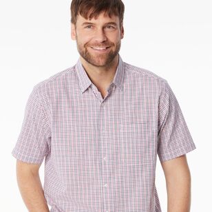 JC Lanyon Men’s Pimlico Easy Care Short Sleeve Shirt Melon