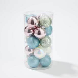 Soren 7 cm Candy Village Shatterproof Baubles 20 Pack