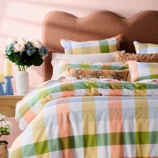 Chyka Home Holiday Yarn Dye Cotton Quilt Cover Set Multicoloured Print