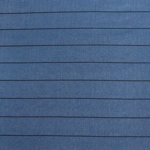 Kenneth Cole Harrington Pinstripe Quilt Cover Set Blue