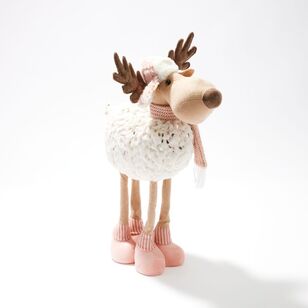 Soren Pink Standing Reindeer