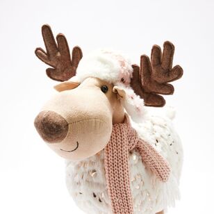 Soren Pink Standing Reindeer