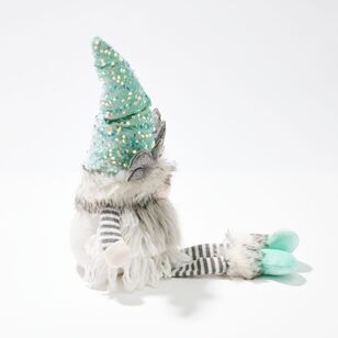 Soren Mint And Grey Sitting Gnome