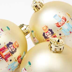 Soren Shatterproof Nutcracker Baubles 3 Pack