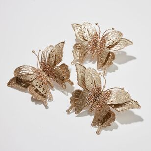 Soren Clip On Butterflies Tree Decoration Set of 3