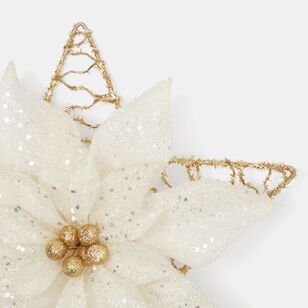 Soren Flower Tree Topper Champagne