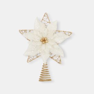 Soren Flower Tree Topper Champagne