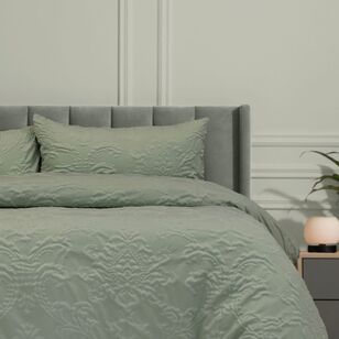 Ardor Adeline Quilt Cover Set Sage