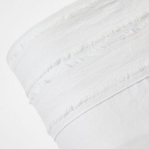 Ardor Vintage Clipped Sheet Set White