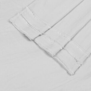 Ardor Vintage Clipped Sheet Set White