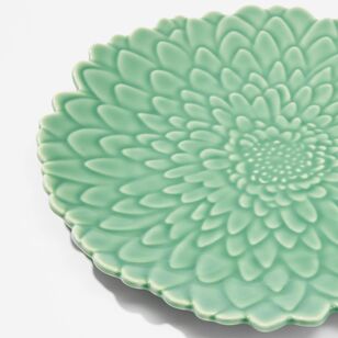 Chyka Home Flower Fields 26 cm Dinner Plate Light Green