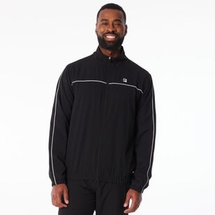 FILA Men’s Andrew Microfibre Warm Up Jacket Black