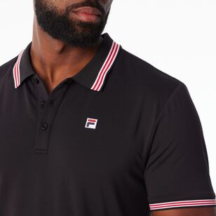 FILA Men’s Stephan Quick Dry Polo Shirt Black