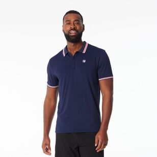 FILA Men’s Stephan Quick Dry Polo Shirt New Navy