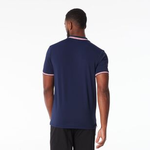 FILA Men’s Stephan Quick Dry Polo Shirt New Navy