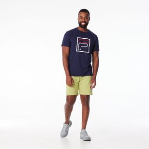 FILA Men’s Harvey French Terry Stripe Shorts Bay Leaf