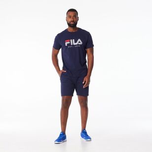 FILA Men’s Harvey French Terry Stripe Shorts New Navy